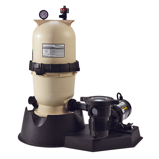 Pump and Sand Filer - 75 SF CLEAN CLEAR CARTR W/ 1 HP - Pentair