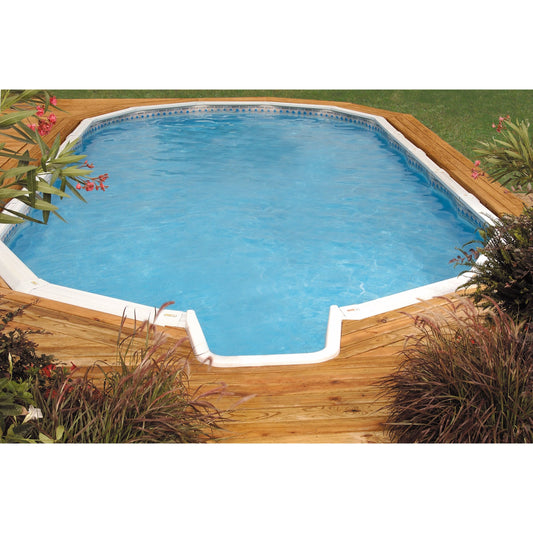 Aquatica Grande with step - Above ground Pool - Oval
