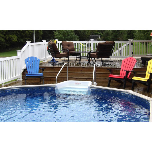 Aquatica Grande with step - Above ground Pool - Round
