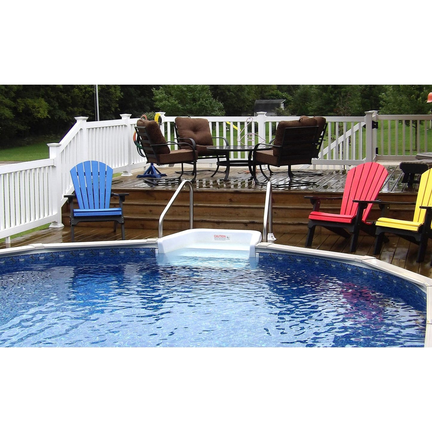 Aquatica Grande with step - Above ground Pool - Oval