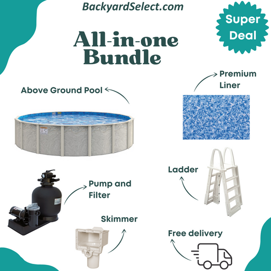 Solaris - Above ground Pool - Round Bundle
